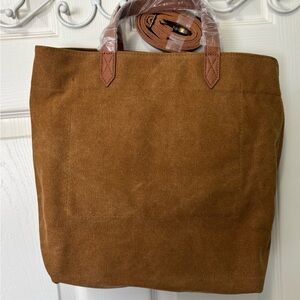 Thirty-One Brown Crossbody Bag with Minimalist Design